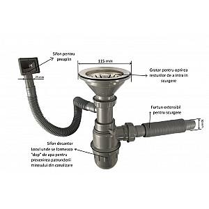 Chiuveta de bucatarie MIXXUS Z5745-06-180E