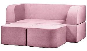 Canapea transformabila Edka Vega 180x200x40 cm M36 Roz