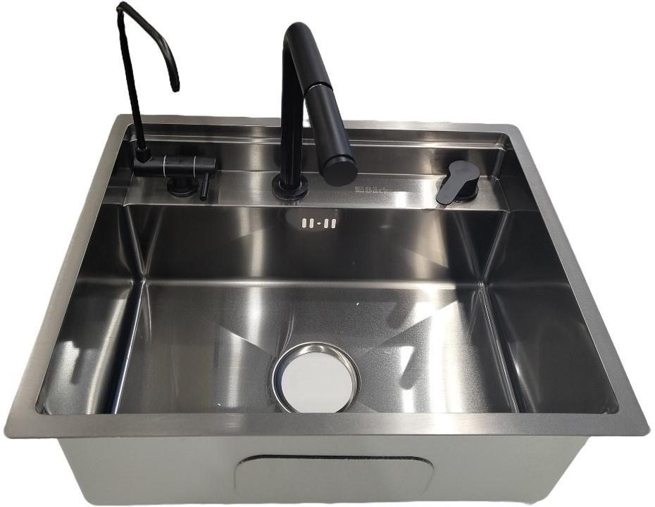 Chiuveta de bucatarie Backer Combo 550-45073 Nano Black