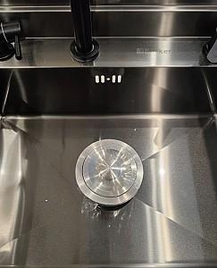 Chiuveta de bucatarie Backer Combo 550-45073 Nano Black