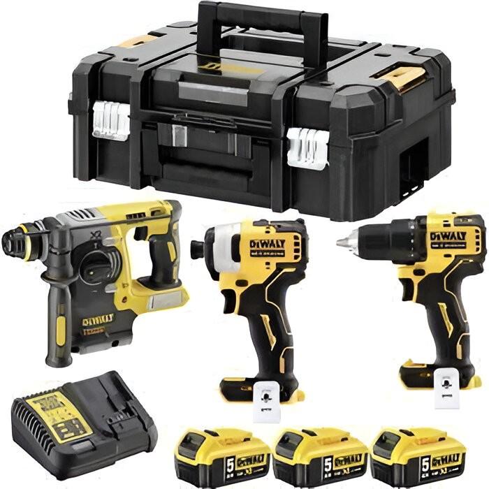 Set de scule electrice Dewalt DCK377P3T