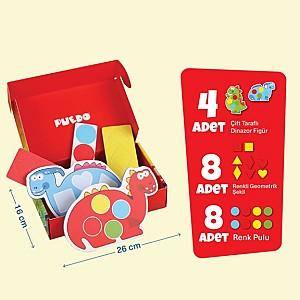 Sortator Puedo Dinozauri colorați