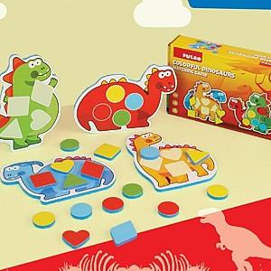 Sortator Puedo Dinozauri colorați