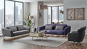 Canapea Dogtas NEVADA GK2376 Chenille Albastru