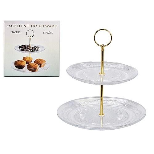 Bol pentru fructe EH cu 2 etaje D18cm/23cm