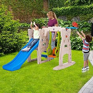 Complex de joacă GrowNUp Scramble & Slide Play Center