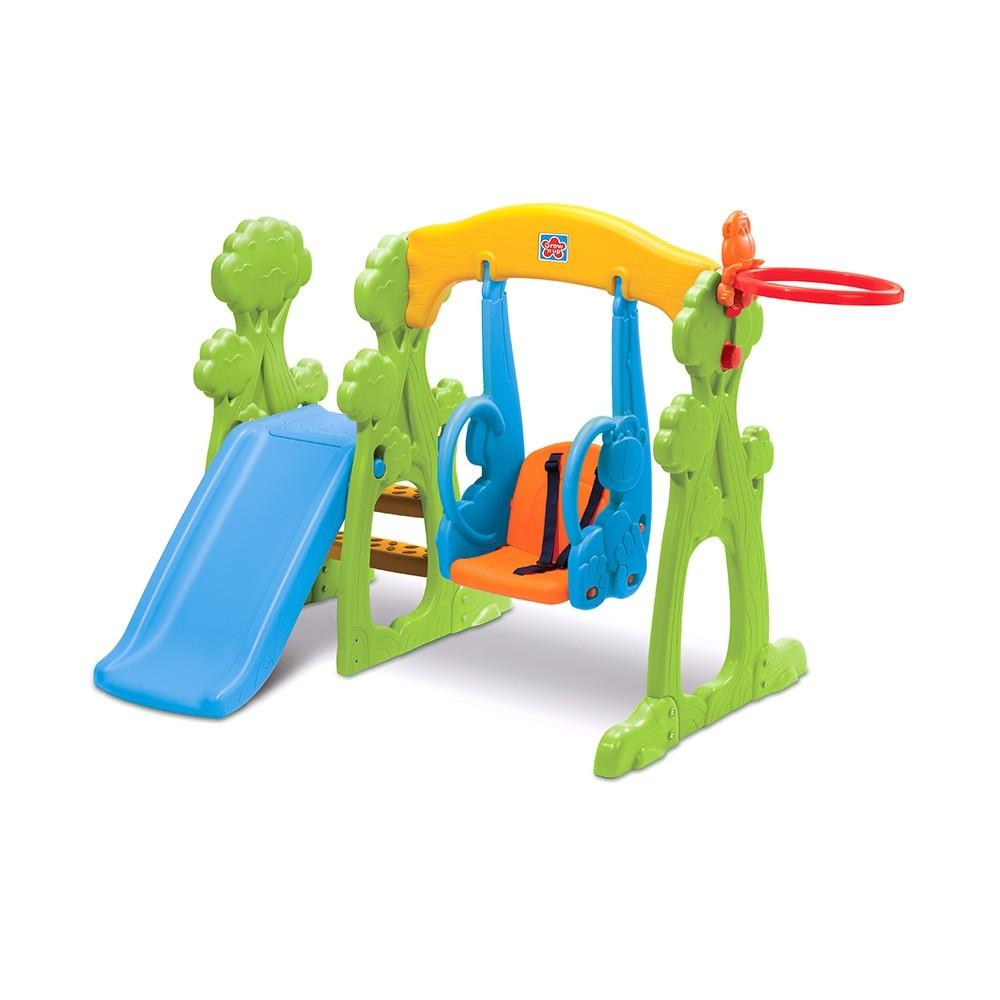 Complex de joacă GrowNUp Primii pași Scramble & Slide