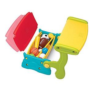  GrowNUp Birou & Bancă & Coş pentru jucării 3in1