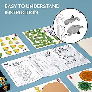 3D Puzzle CubicFun Buchet de floarea-soarelui