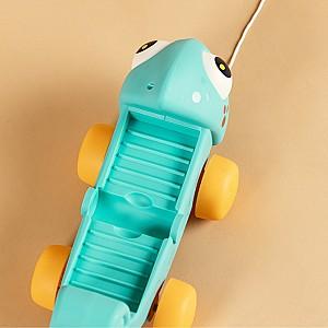 Jucarie de impins si tras Hola Toys Cameleonul curcubeu
