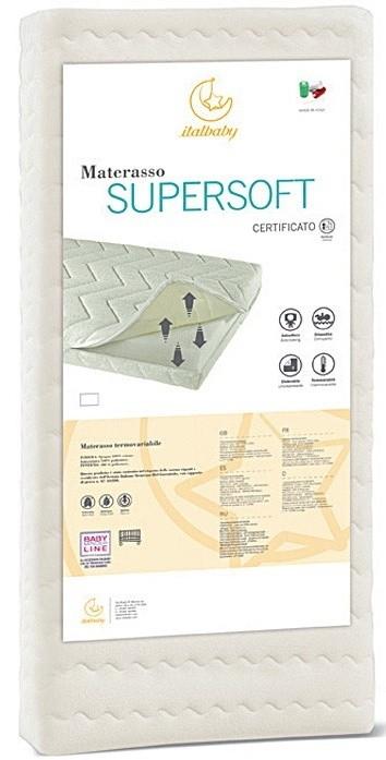 Saltea pentru copii Italbaby Supersoft (63x125)