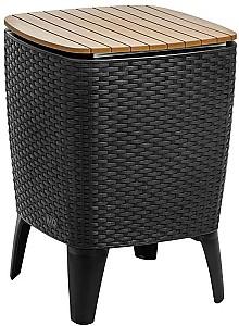 Masa de gradina Sonmez Capri Tabaco (negru) 41.5x41.5