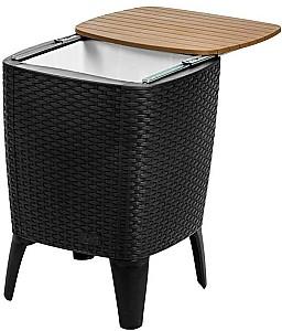 Masa de gradina Sonmez Capri Tabaco (negru) 41.5x41.5