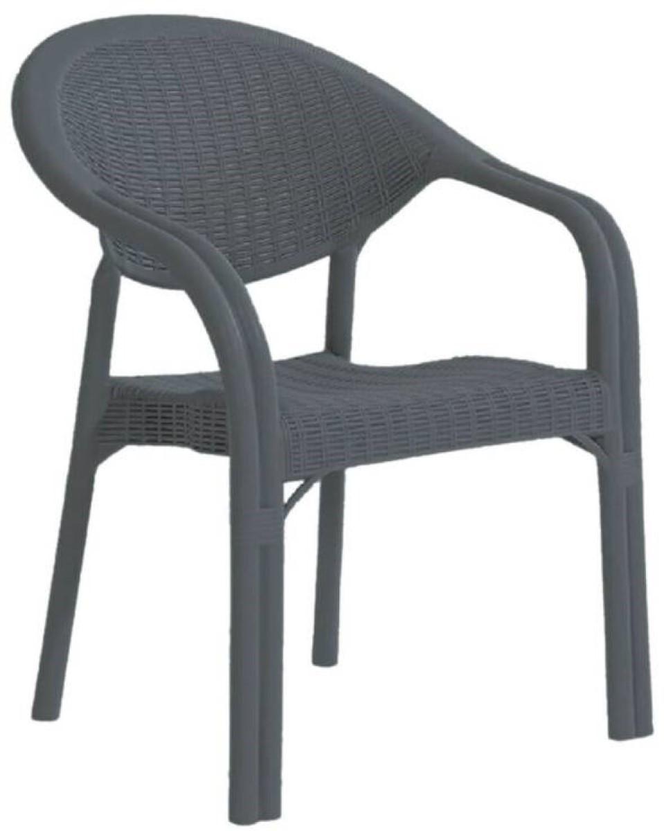 Scaun terasa Sonmez Bamboo Antracit (gri)