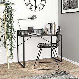 Masa de birou Rafevi Mela Antracit / Negru