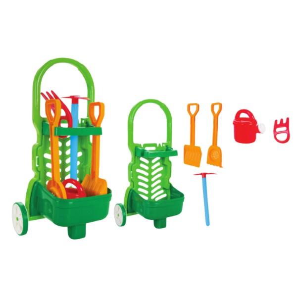 Set de jucării pentru nisip Pilsan Garden Trolley Set