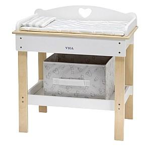 Mobilier jucarie VIGA Masă de schimb 2în1 și cadă