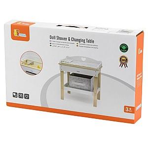 Mobilier jucarie VIGA Masă de schimb 2în1 și cadă