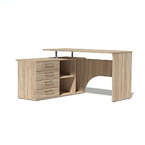 Masa de birou Fabrik Home SK-01 Stejar Sonoma Stânga