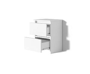 Noptiera Fabrik Home Havana Frasin Alb