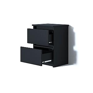 Noptiera Fabrik Home Havana Frasin Negru