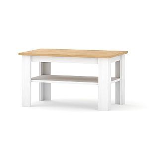 Masuta de cafea, reviste Fabrik Home Blanca Stejar Pietros/ Frasin Alb