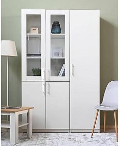 Dulap cu vitrina Fabrik Home Office-Line №2 frasin alb