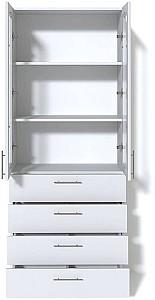 Dulap cu vitrina Fabrik Home Office Line №3 frasin alb