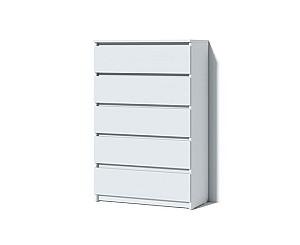 Comoda Fabrik Home Havana 5 frasin alb