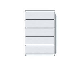 Comoda Fabrik Home Havana 5 frasin alb