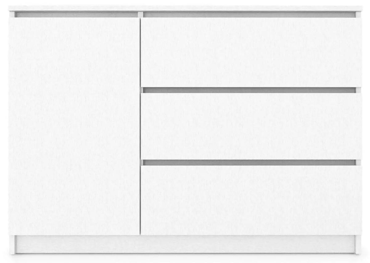 Comoda Fabrik Home Havana 3S1D Frasin Alb