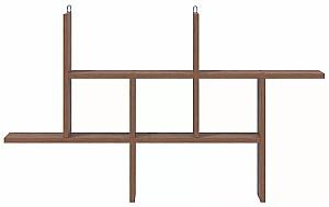 Raft de perete Fabrik Home Rondo Nuc Pietros(Maro)