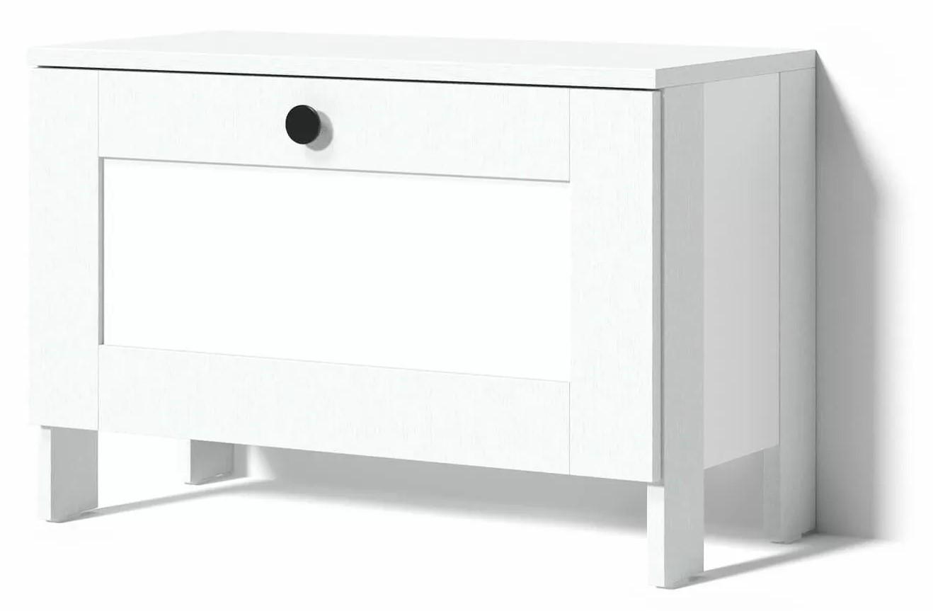 Dulap pentru incaltaminte Fabrik Home Mezzo 1D Frasin Alb