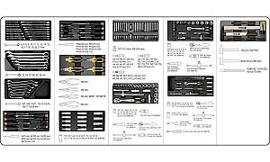 Set de scule Vorel 58540