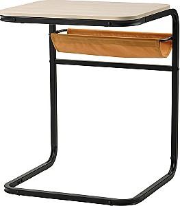 Masuta laterala IKEA Olserod 53x50 Antracit/Aspect Mesteacan/Galben Inchis