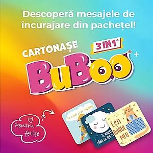 Joc de masa Toys outlet Cartonașe Buboo 3 în 1  pentru Fetițe