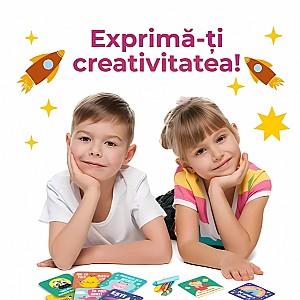 Joc de masa Toys outlet Cartonașe Buboo 3 în 1  pentru Fetițe