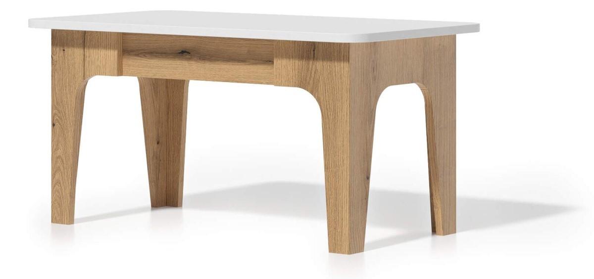 Masuta de cafea, reviste Fabrik Home Crown Stejar Ewok (Bej) / Frasin Alb