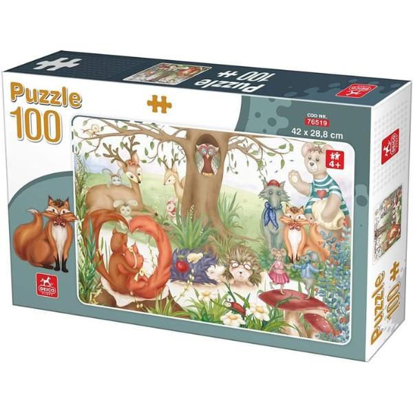 Puzzle Toys outlet Animale din pădure
