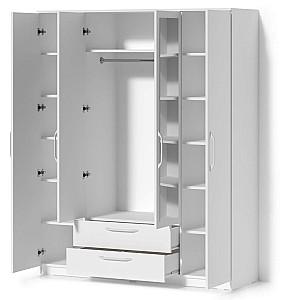 Dulap Fabrik Home Linia Nr.1 1600 (cu oglinda) Alb / Frasin Alb