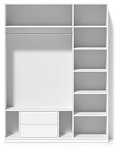 Dulap Fabrik Home Mezzo 1500 (1 oglinda) Frasin Alb