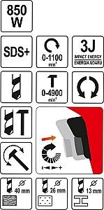 Ciocan rotopercutor Yato YT-82120