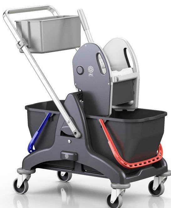 Carucior IPC Euromop Bis Black Trolley 2x15l