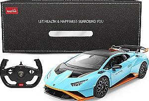 Jucarie teleghidata Rastar 1:14 Lamborghini Huracan STO Blue