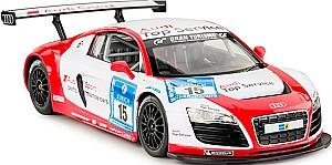 Jucarie teleghidata Rastar 1:14 Audi R8 LMS White/Red