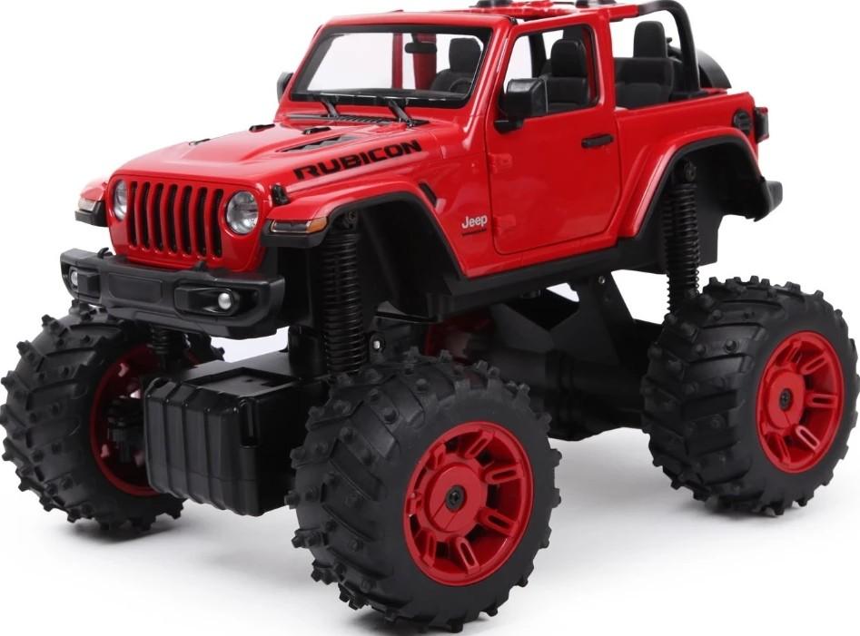 Jucarie teleghidata Rastar 1:14 JEEP Wrangler Rubicon Red