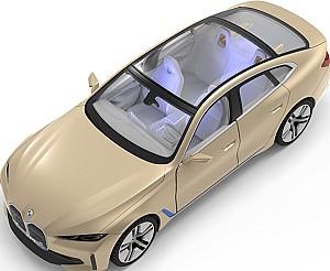 Jucarie teleghidata Rastar 1:14 BMW i4 Concept Gold
