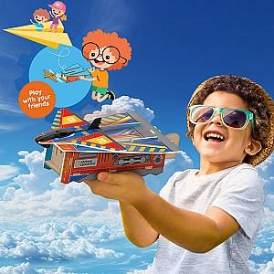 3D Puzzle CubicFun Lansator de avioane
