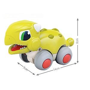 Jucarie de impins si tras Hola Toys Dinozaur în mișcare Euplocefalus