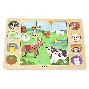 Puzzle VIGA Animale de fermă
